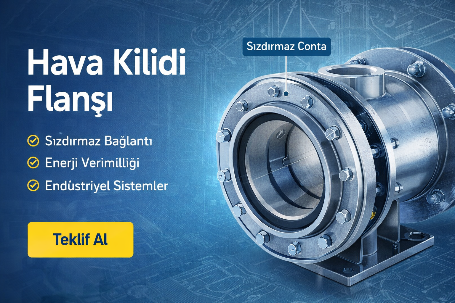 Hava Kilidi Flanşı